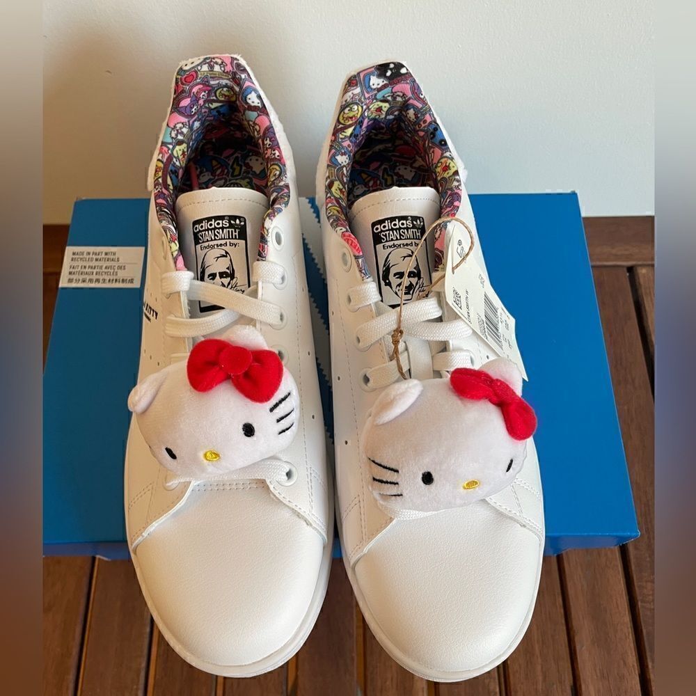 Adidas Stan Smith Hello Kitty USA Women Size 9/UK 7.5(HP9656)